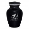 Hippo Keepsake Urn - Jet Black