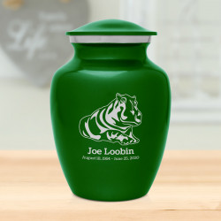 Hippo Sharing Urn - Shamrock Green