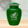 Hippo Sharing Urn - Shamrock Green