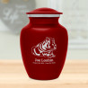 Hippo Sharing Urn - Ruby Red