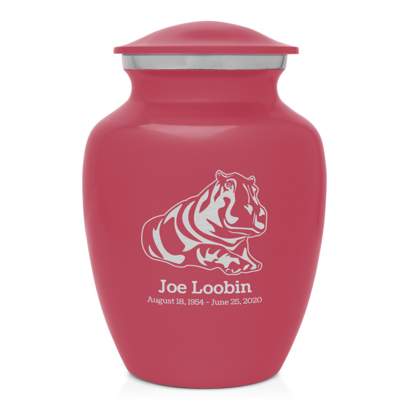 Hippo Sharing Urn - Rose Pink