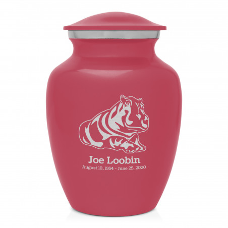 Hippo Sharing Urn - Rose Pink