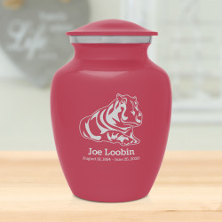 Hippo Sharing Urn - Rose Pink