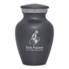 Microphone Hand Keepsake Urn - Gunmetal Gray