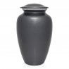 Extra Large Paw Print Heart Pet Cremation Urn - Gunmetal Gray