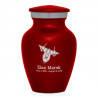SR71 Blackbird Jet Keepsake Urn - Ruby Red