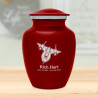 SR71 Blackbird Jet Sharing Urn - Ruby Red