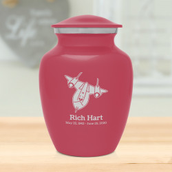 SR71 Blackbird Jet Sharing Urn - Rose Pink