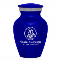 Mother Mary Keepsake Urn - Midnight Blue