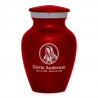 Mother Mary Keepsake Urn - Ruby Red