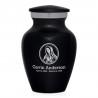 Mother Mary Keepsake Urn - Jet Black