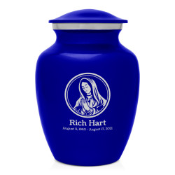 Mother Mary Sharing Urn - Midnight Blue
