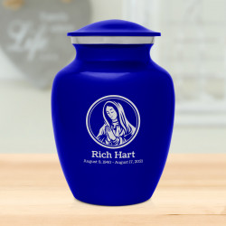 Mother Mary Sharing Urn - Midnight Blue