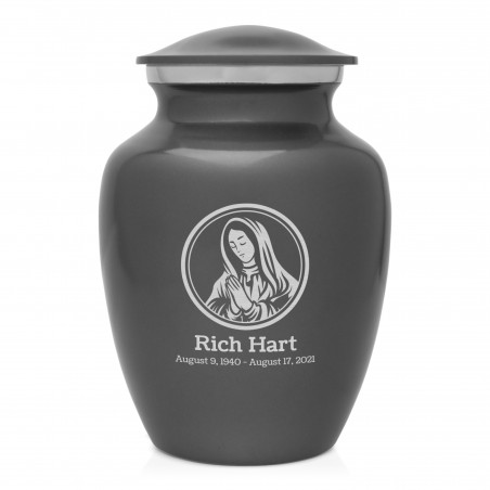 Mother Mary Sharing Urn - Gunmetal Gray