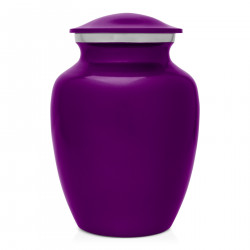 Mother Mary Sharing Urn - Purple Luster