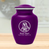 Mother Mary Sharing Urn - Purple Luster
