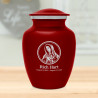 Mother Mary Sharing Urn - Ruby Red