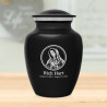 Mother Mary Sharing Urn - Jet Black