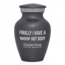 Hot Body Keepsake Urn - Gunmetal Gray
