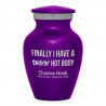 Hot Body Keepsake Urn - Purple Luster