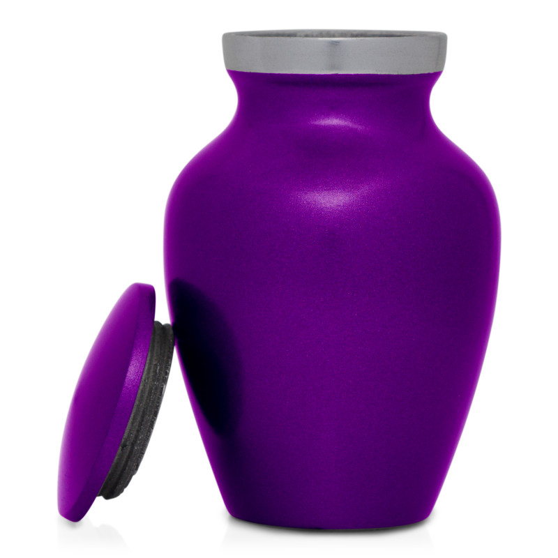 Hot Body Keepsake Urn - Purple Luster