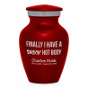 Hot Body Keepsake Urn - Ruby Red