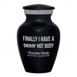 Hot Body Keepsake Urn - Jet Black