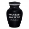 Hot Body Keepsake Urn - Jet Black