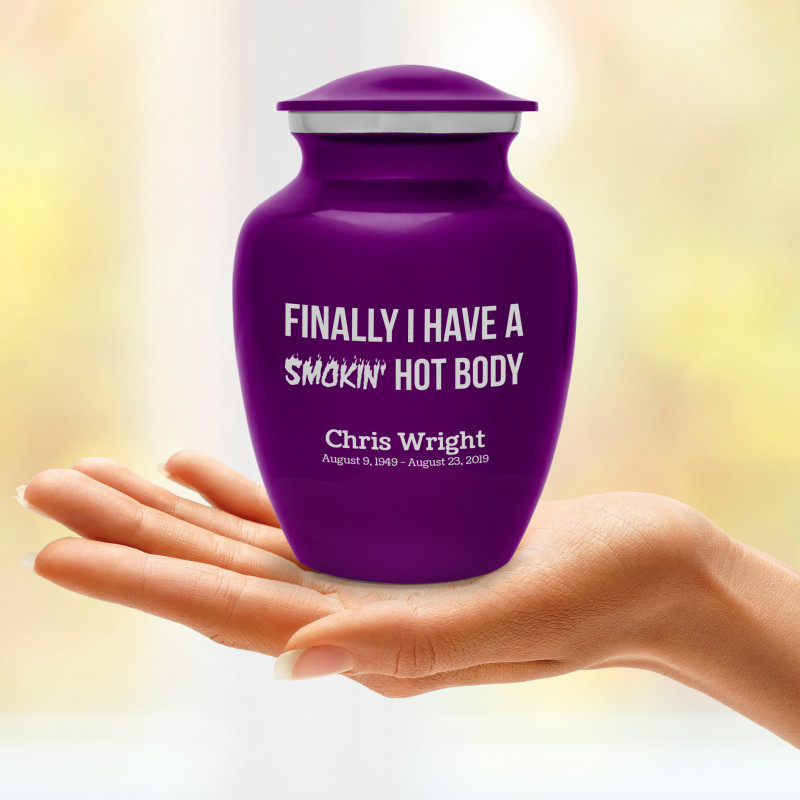 Hot Body Sharing Urn - Purple Luster