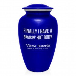 Hot Body Cremation Urn - Midnight Blue