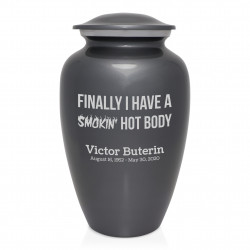Hot Body Cremation Urn - Gunmetal Gray