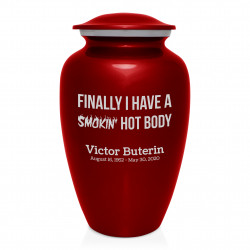 Hot Body Cremation Urn - Ruby Red