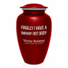 Hot Body Cremation Urn - Ruby Red