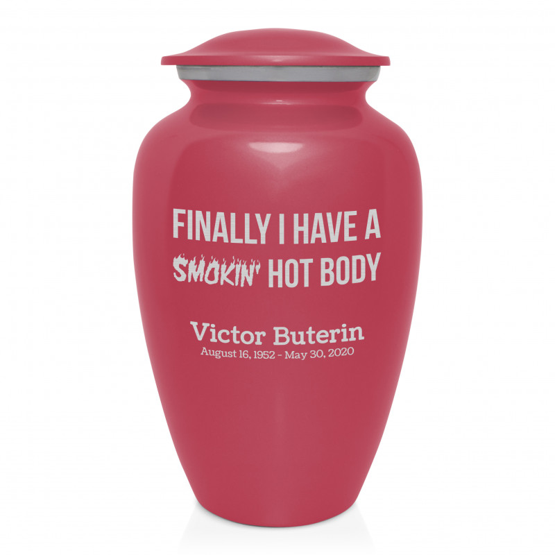 Hot Body Cremation Urn - Rose Pink
