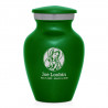 Virgin Mary Keepsake Urn - Shamrock Green