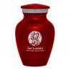 Virgin Mary Keepsake Urn - Ruby Red