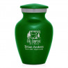 Tent Camping Keepsake Urn - Shamrock Green