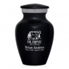 Tent Camping Keepsake Urn - Jet Black