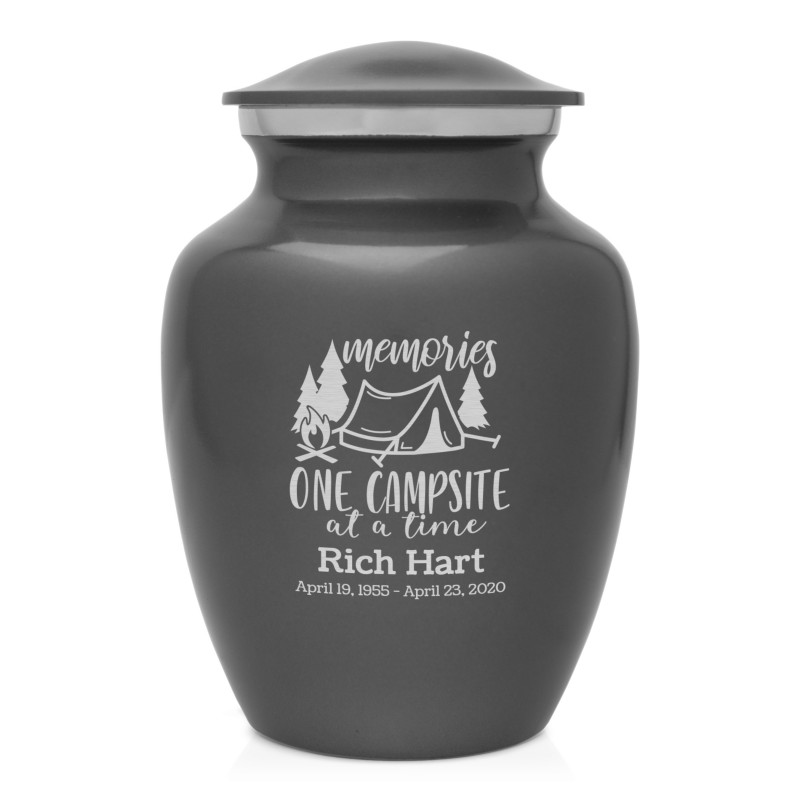 Tent Camping Sharing Urn - Gunmetal Gray