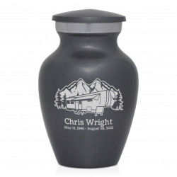 Fifth Wheel Camper Keepsake Urn - Gunmetal Gray