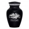 Fifth Wheel Camper Keepsake Urn - Jet Black