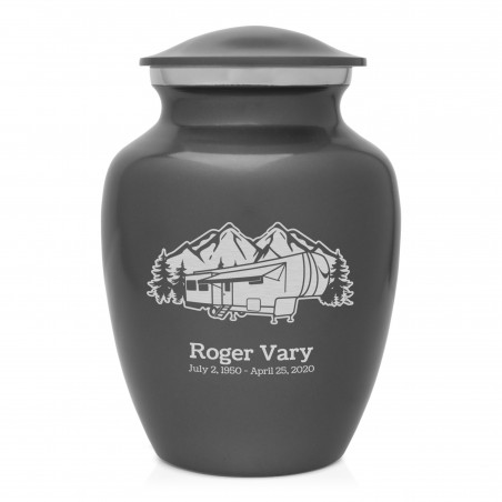 Fifth Wheel Camper Sharing Urn - Gunmetal Gray
