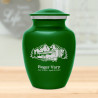 Fifth Wheel Camper Sharing Urn - Shamrock Green