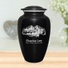 Fifth Wheel Camper Cremation Urn - Jet Black