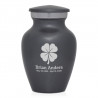 4 Leaf Clover Keepsake Urn - Gunmetal Gray