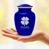 4 Leaf Clover Sharing Urn - Midnight Blue