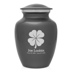 4 Leaf Clover Sharing Urn - Gunmetal Gray