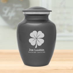 4 Leaf Clover Sharing Urn - Gunmetal Gray
