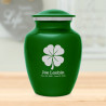 4 Leaf Clover Sharing Urn - Shamrock Green