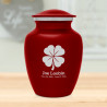 4 Leaf Clover Sharing Urn - Ruby Red